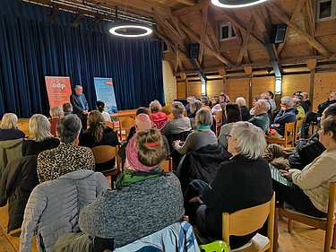 Vortrag Bernhard Suttner im Pfarrsaal Viechtach